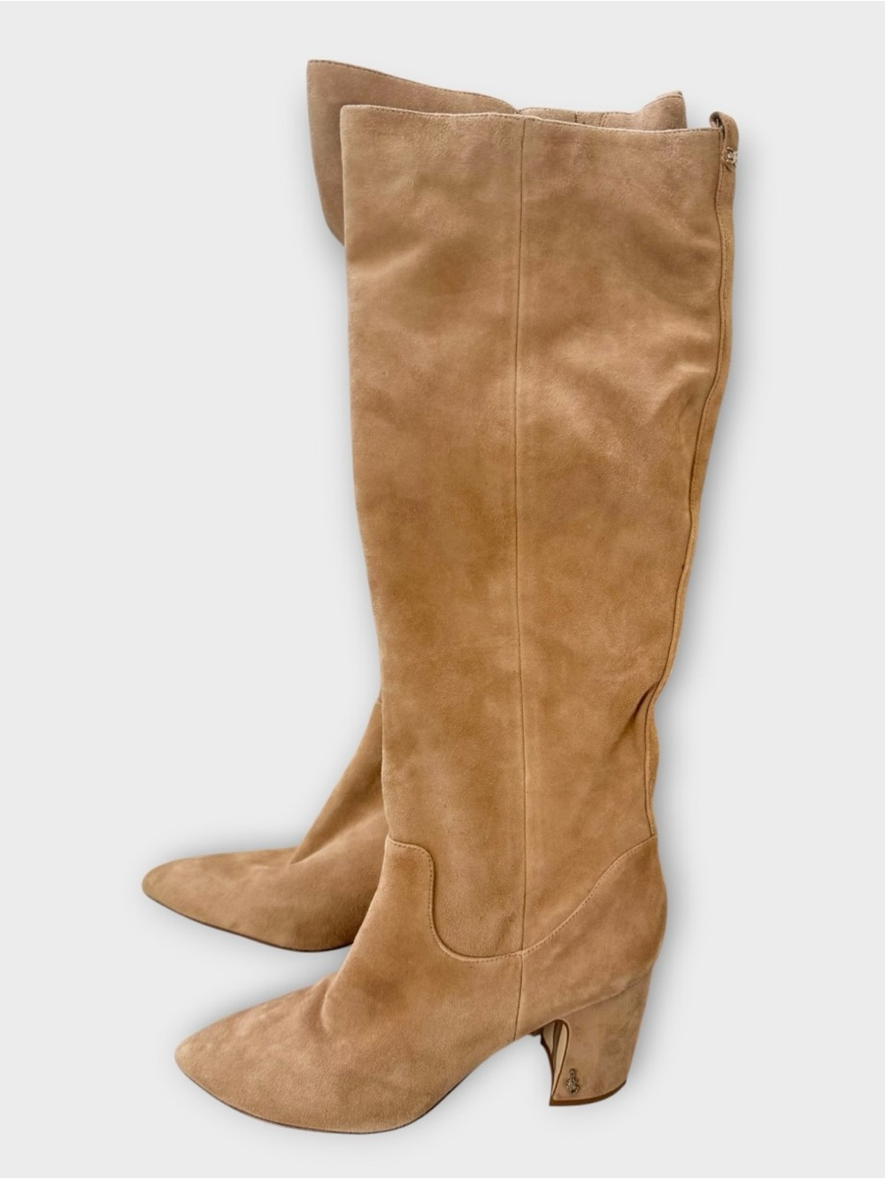 Sam Edelman Hai Suede Knee-High Boots Sz 8